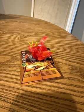 Red Translucent Bakugan Pyrus Dragonoid